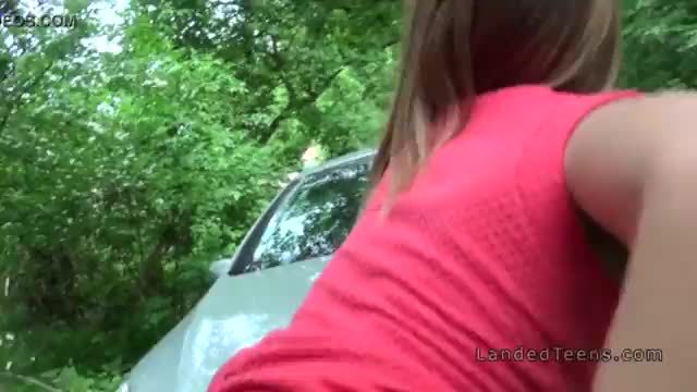 Nasty teen bangs stranger outside and in his car