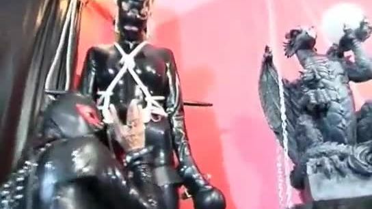 Two kinky slut dress in latex for some