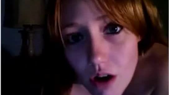 Pelirroja redhead cachondisima en webcam